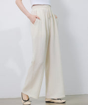 ウエストゴム体型カバーワイドパンツsdpot05-101-38