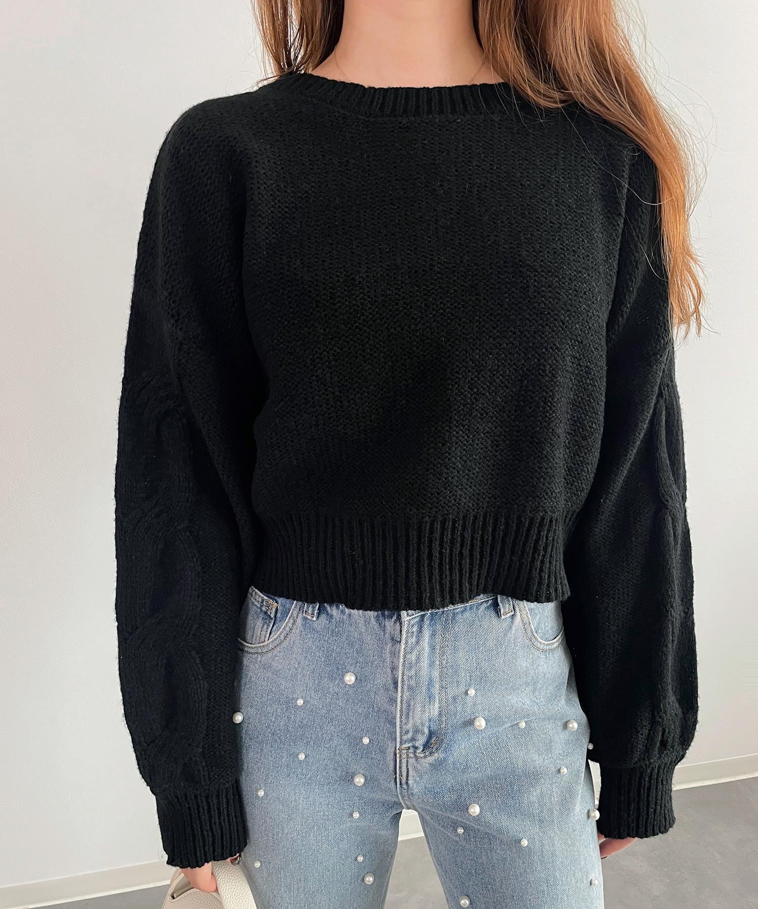 天竺裏編みショート丈ニットsdprb1040-103-8