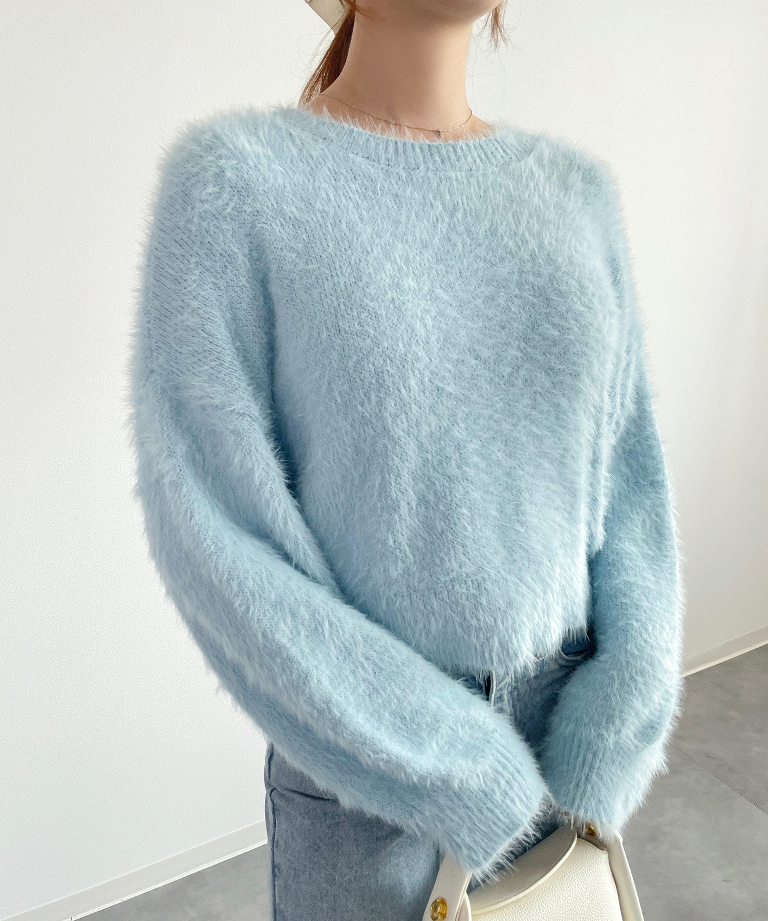 シャギーラウンドニットプルオーバー(4色展開)sdprb1055-103-5