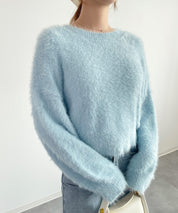 シャギーラウンドニットプルオーバー(4色展開)sdprb1055-103-5
