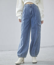 カーゴバギーデニムパンツ【4色/2サイズ展開】sdprb220106-103-34