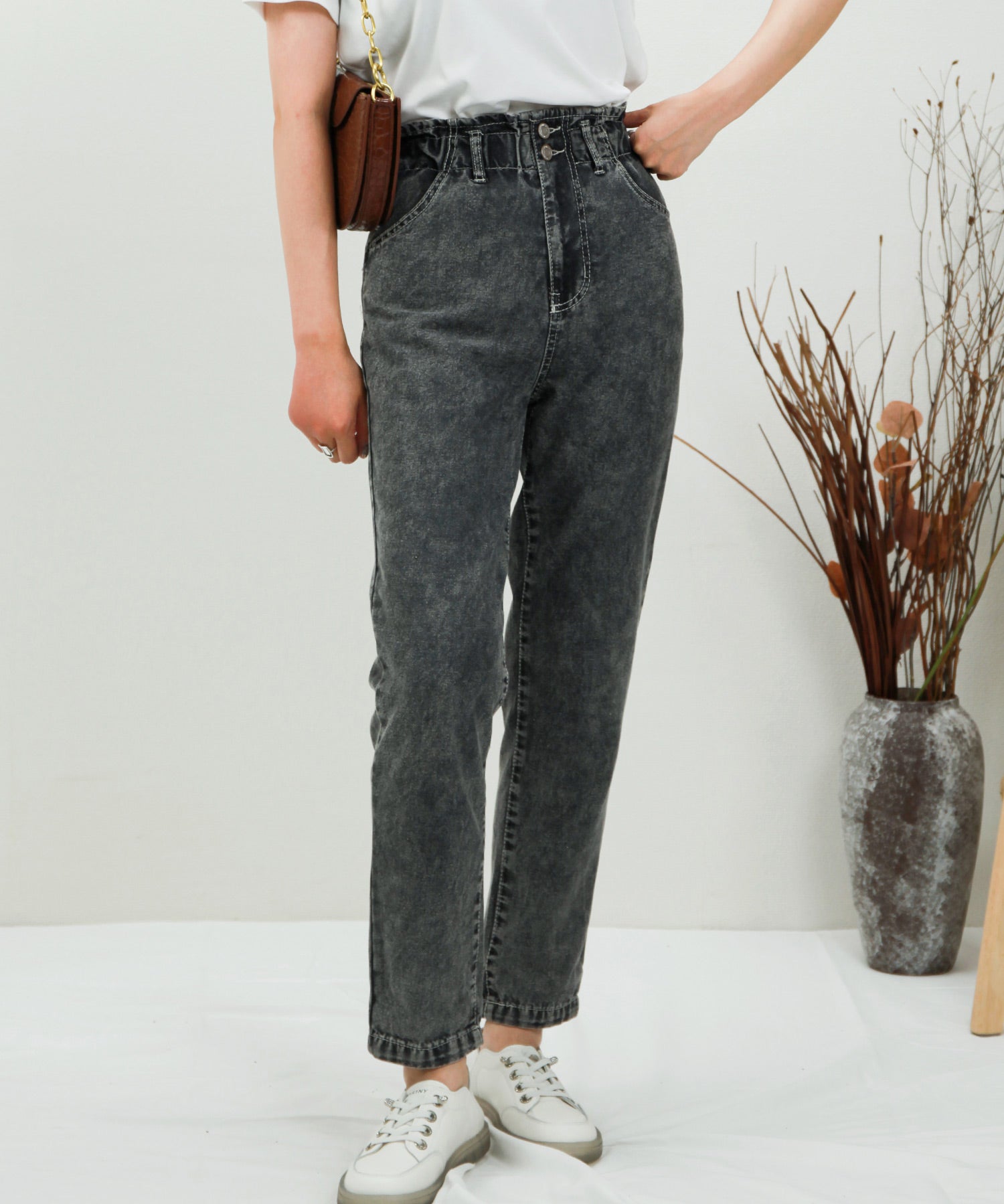 デニムウエストギャザーパンツsdprb228043-103-46