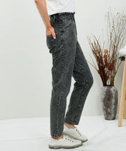 デニムウエストギャザーパンツsdprb228043 ダークグレー