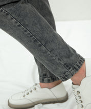 デニムウエストギャザーパンツsdprb228043 ダークグレー