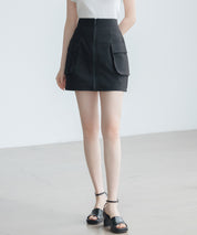 ナイロンカーゴ風ミニスカートsdprb2740-103-8