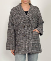 チャック柄ミドル丈ジャケット 【セットアップ対応】sdprb8065-103-8