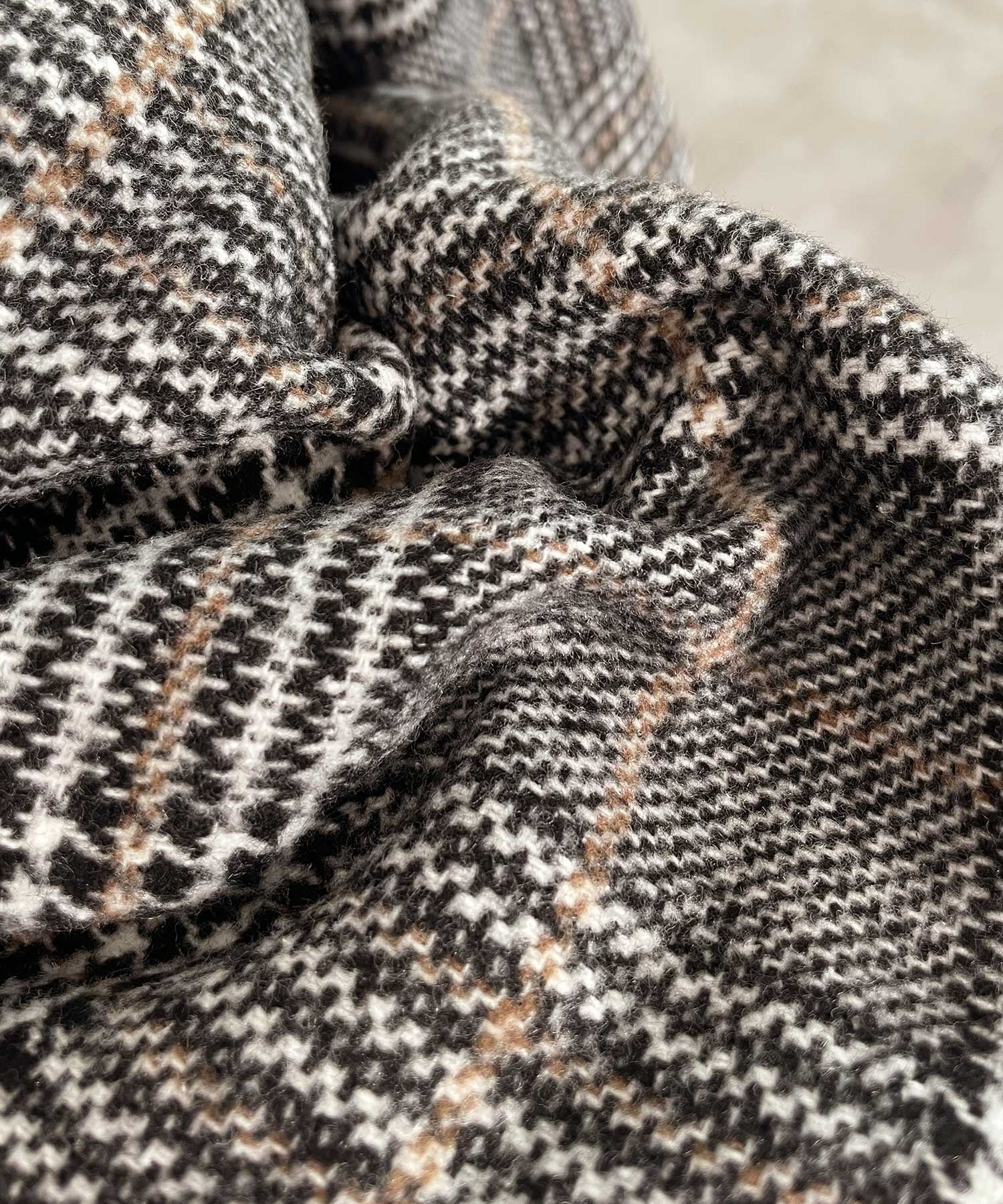 チャック柄ミドル丈ジャケット 【セットアップ対応】sdprb8065 ブラック