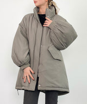 2way袖取り外しスタンドカラーコート/ベストsdprb8148-103-22