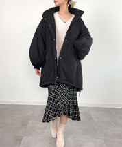 2way袖取り外しスタンドカラーコート/ベストsdprb8148 ブラック