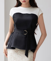 ベルト付きビスチェカットソートップスsdpsy002-102-8