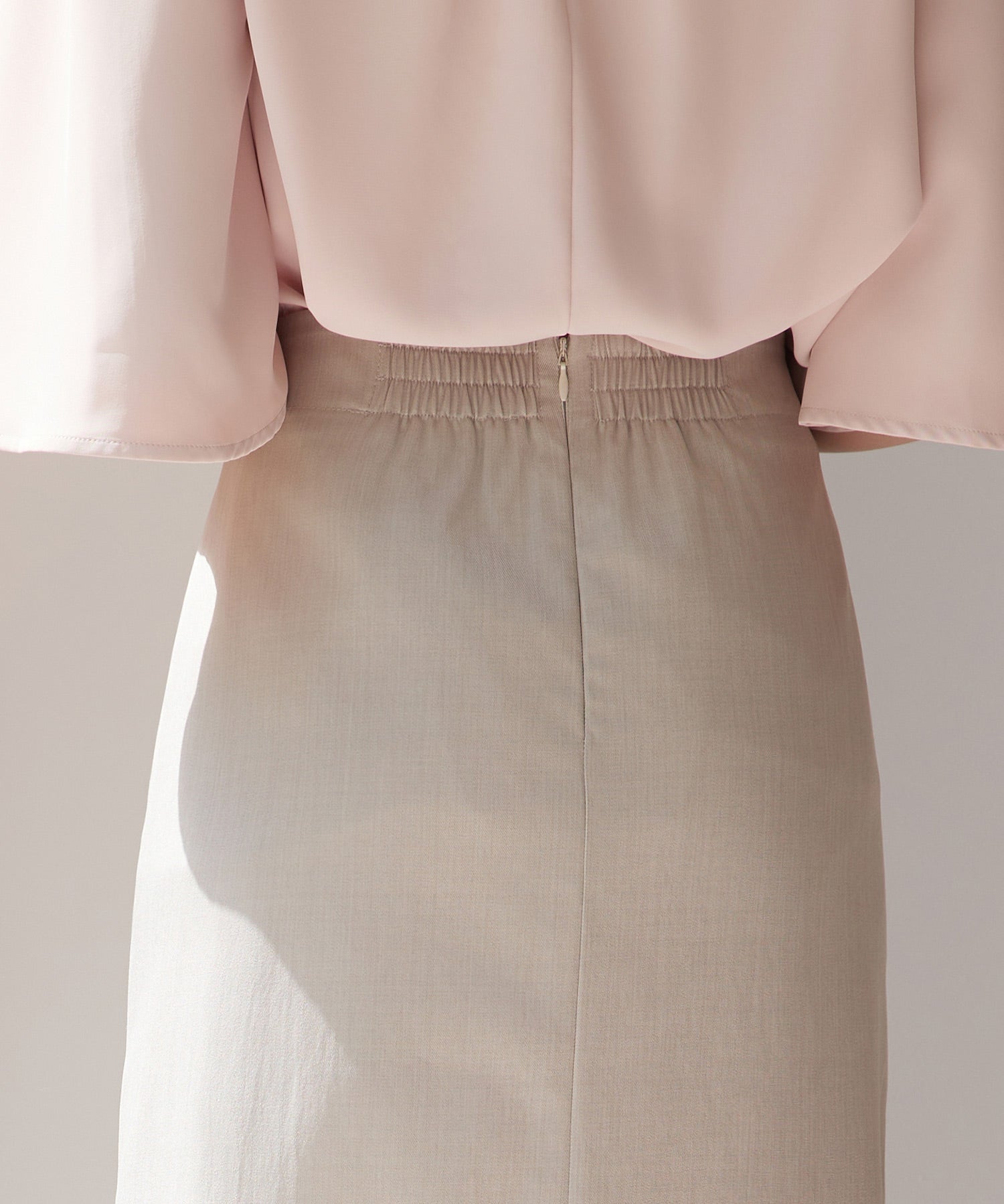 裾レースハイウエストナロースカートsdpsy004 ベージュ