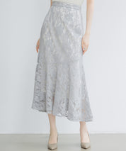 総レースアシンメトリーマーメイドスカートsdpwh101-100-34