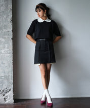 ペチパンツ付きシャツヘムミニスカートsdpxsj80961 ブラック
