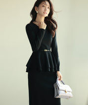 ゴールドバックル細ベルトsdpxyf0005 ブラック