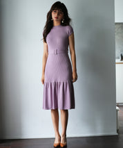 ベルト付きマーメイドニットワンピースsdpxyf2819-102-100