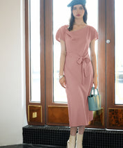 2wayミモレ丈ニットワンピースsdpxyf2821 ピンク