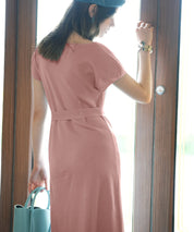 2wayミモレ丈ニットワンピースsdpxyf2821 ピンク