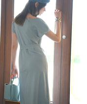 2wayミモレ丈ニットワンピースsdpxyf2821 ブルー