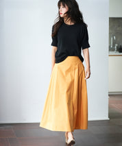 袖口スリットドロップショルダーニットsdpxyf2841 ブラック