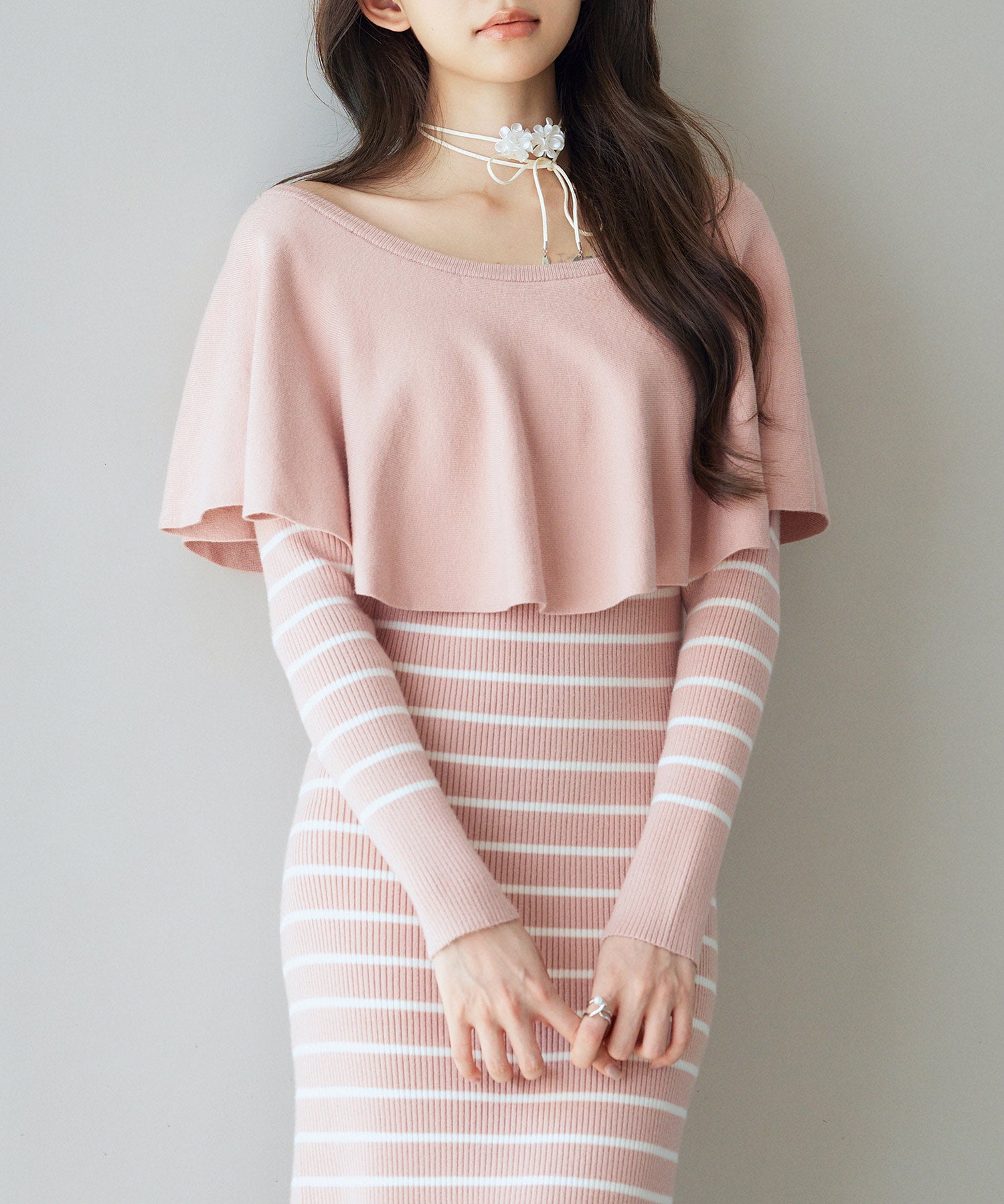 【2タイプ】ハイウエストワイドパンツsdpxyf3301 ピンク