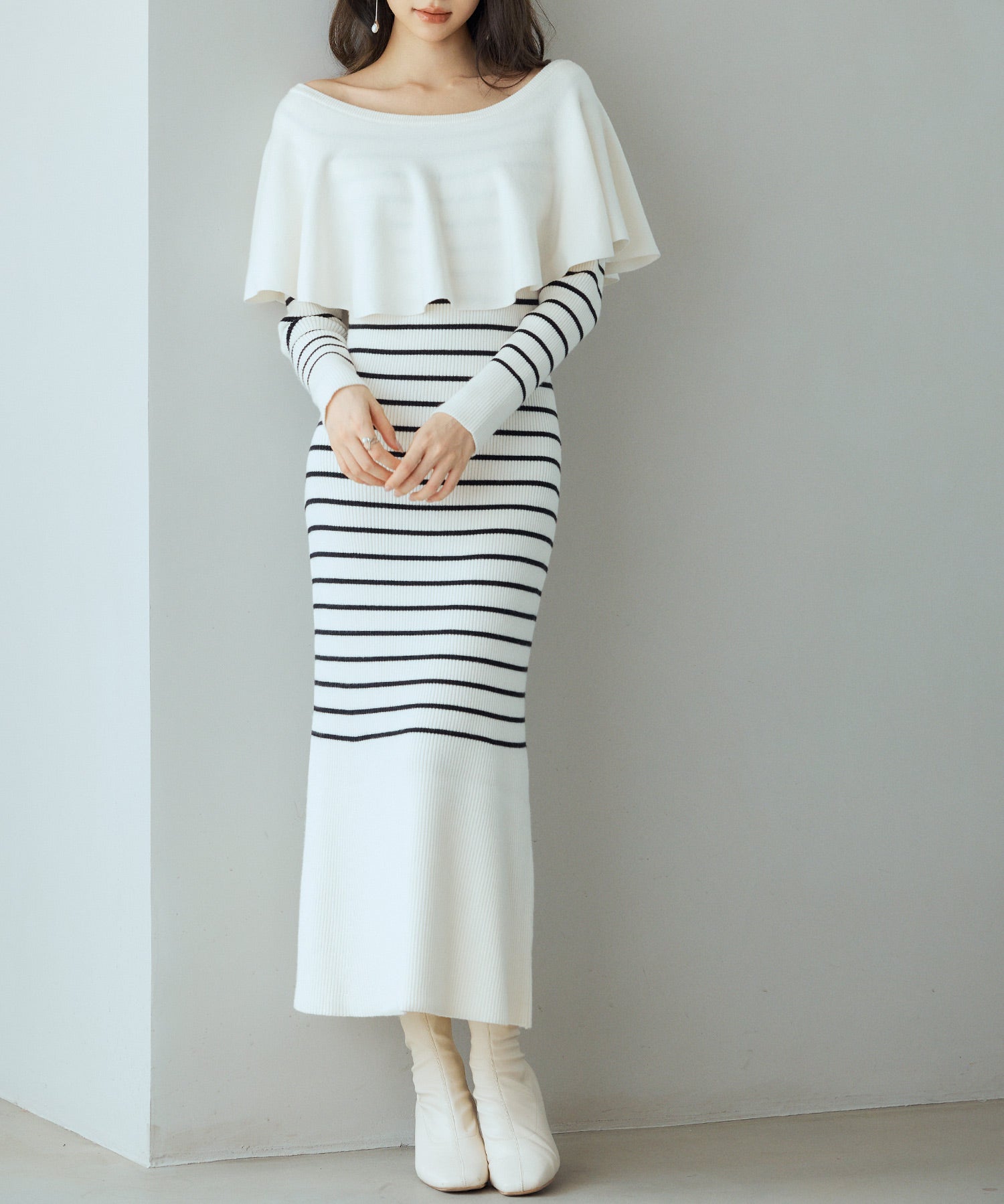 【2タイプ】ハイウエストワイドパンツsdpxyf3301 アイボリー