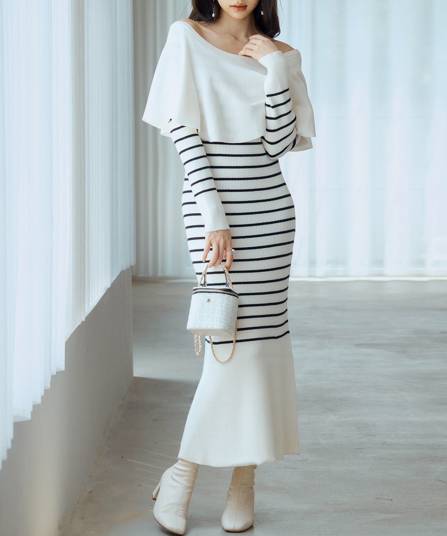 【2タイプ】ハイウエストワイドパンツsdpxyf3301 アイボリー