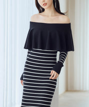 【2タイプ】ハイウエストワイドパンツsdpxyf3301 ブラック