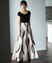 フレンチスリーブショート丈リブニットsdpxyf6001 ブラック