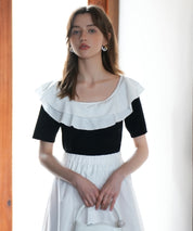 フリルスクープネックサマーニットsdpxyf6013-103-8