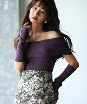 2wayオフショルダーニットプルオーバsdpxyf6016-102-15