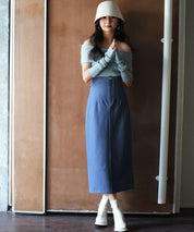 2wayオフショルダーニットプルオーバsdpxyf6016 ブルー