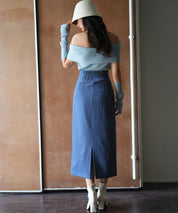 2wayオフショルダーニットプルオーバsdpxyf6016 ブルー