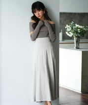 2wayオフショルダーニットプルオーバsdpxyf6016 モカ