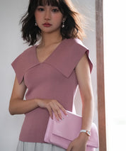 ビックカラーサマーニットsdpxyf6030 エンジ