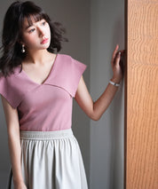 ビックカラーサマーニットsdpxyf6030 エンジ