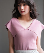 ビックカラーサマーニットsdpxyf6030 エンジ