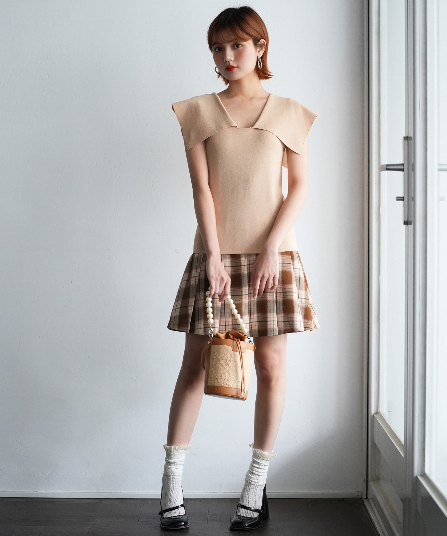 ビックカラーサマーニットsdpxyf6030 ベージュ