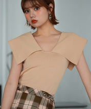 ビックカラーサマーニットsdpxyf6030 ベージュ