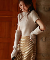 アームウォーマー付き3wayリブニットプルオーバーsdpxyf7023-103-14