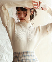 アームウォーマー付き3wayリブニットプルオーバーsdpxyf7023-103-38