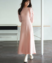 Aラインドッキングニットワンピースsdpxyf9017 ピンク