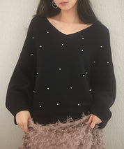 ドロップショルダーニットプルオーバーsdpxyf9499-103-8