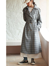 オーバーサイズトレンチコートsdpxyz076168 グレー