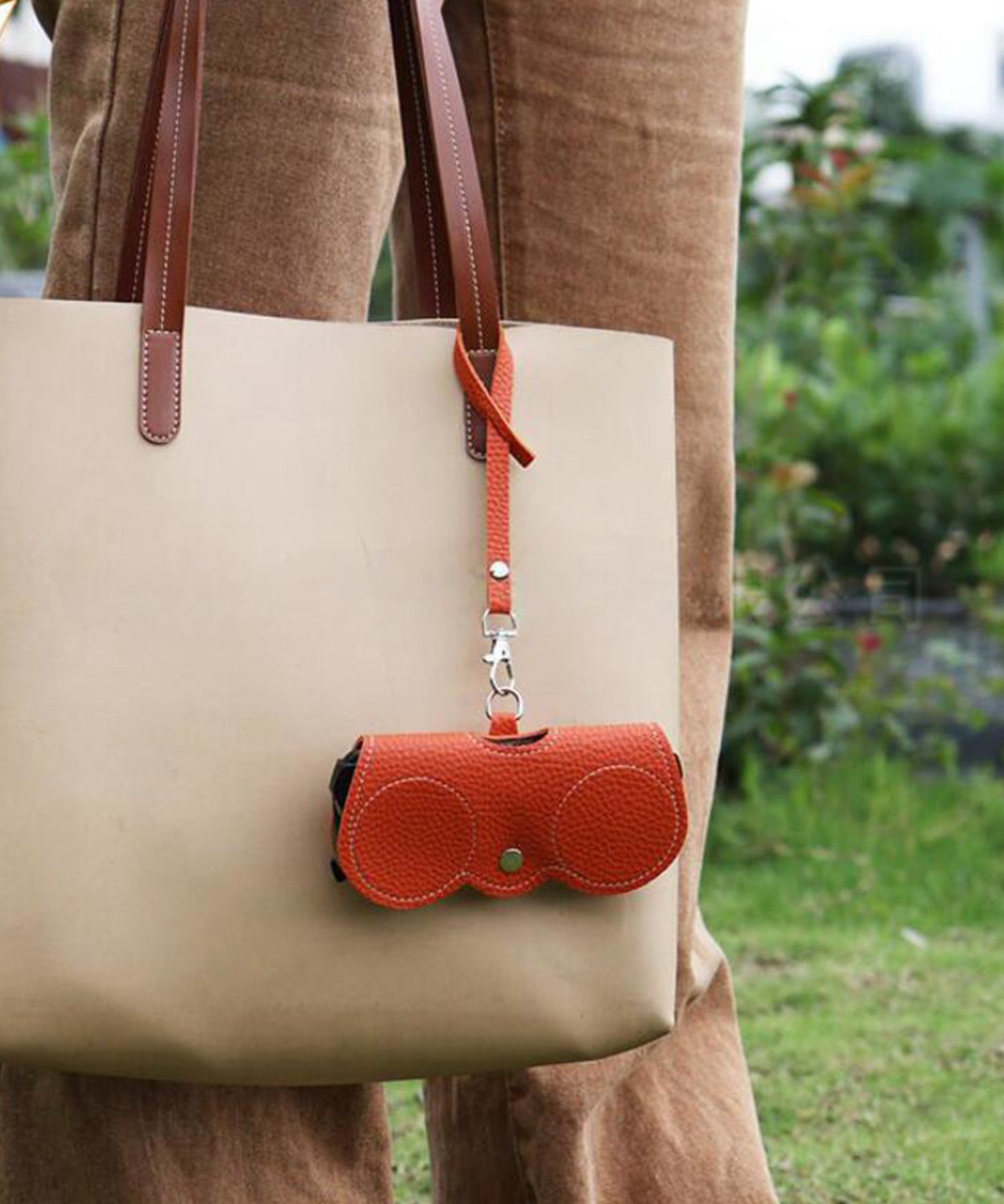 ストラップ付きメガネケースsdpyjpt02 オレンジ