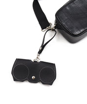 ストラップ付きメガネケースsdpyjpt02 ブラック