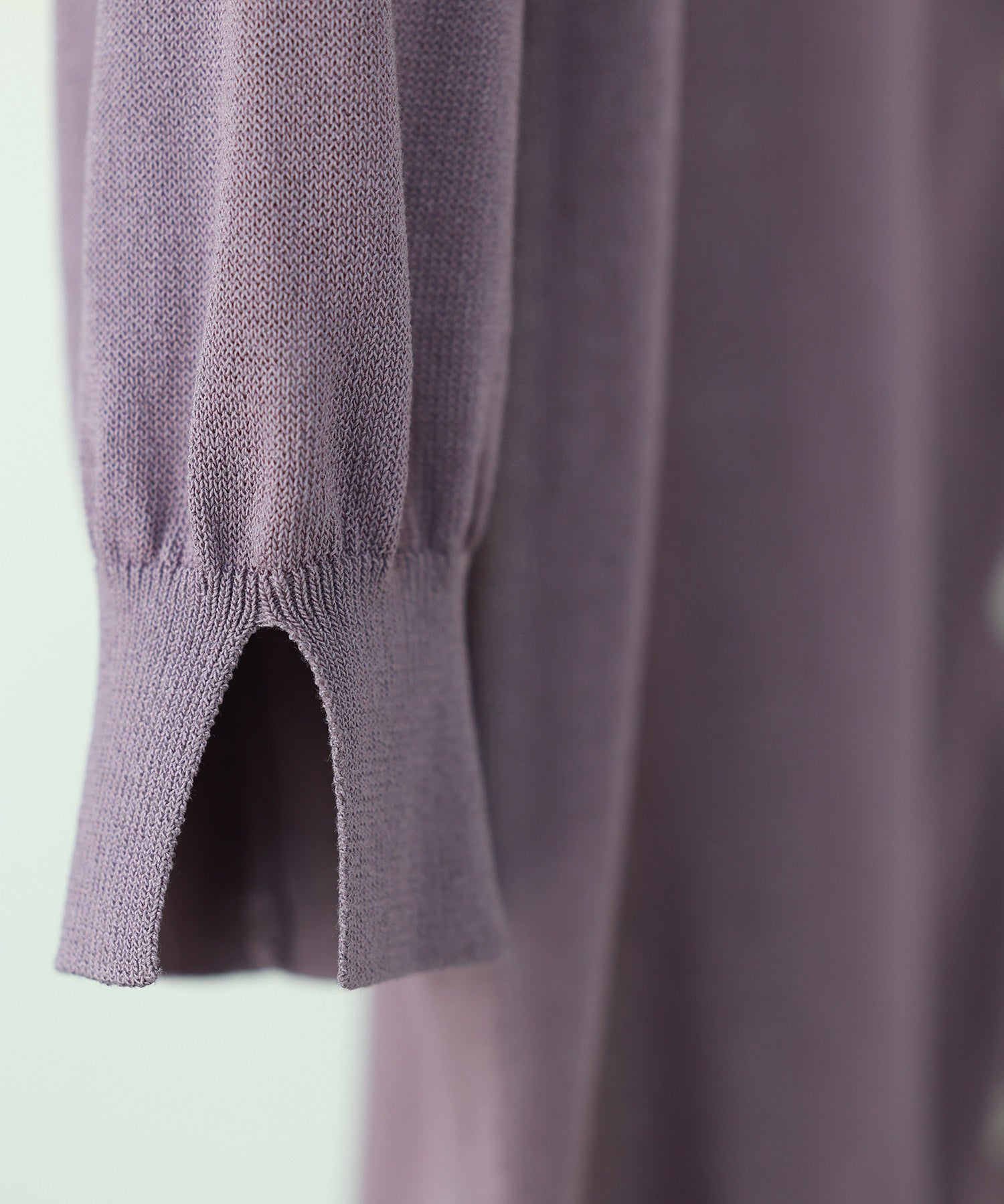 【接触冷感】スキッパーネックサマーニットカーディガンxyf2099 パープル