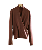 授乳もオフィスも両立カシュクールネックニットトップスxyf9368-102-10