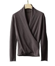 授乳もオフィスも両立カシュクールネックニットトップスxyf9368-102-365