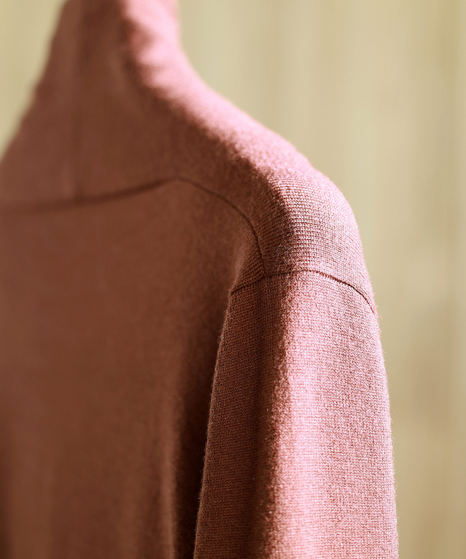 授乳もオフィスも両立カシュクールネックニットトップスxyf9368 ダークブラウン