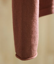 授乳もオフィスも両立カシュクールネックニットトップスxyf9368 ダークブラウン